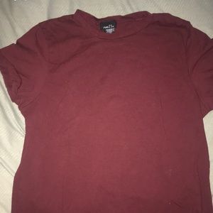 Maroon Crew Tee